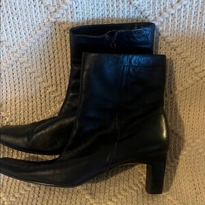 Chico's Black Heeled Boots